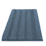 tapis bain antidérapant moderne tissu boules relief beige vert clair gris