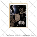 affiche murale MJ pop art photo noir blanc decoration maison 30x40cm erotique minimaliste