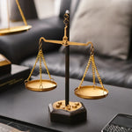 balance or noir sculpture décorative intérieur table objet art classique vintage ornement maison