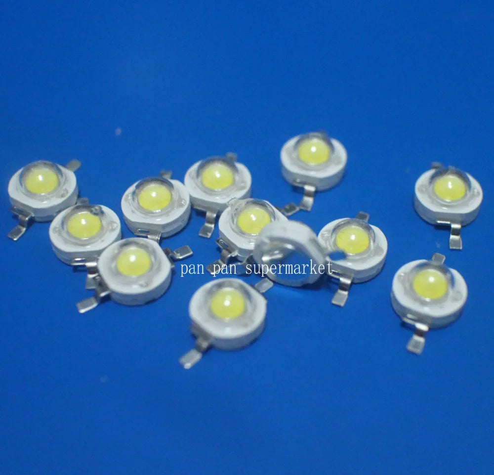 ampoules led blanc jaune diodes smd 1w 3w spots downlights clips métalliques moderne technologie