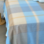 Tissu en coton brossé rouge pour rideaux et décoration