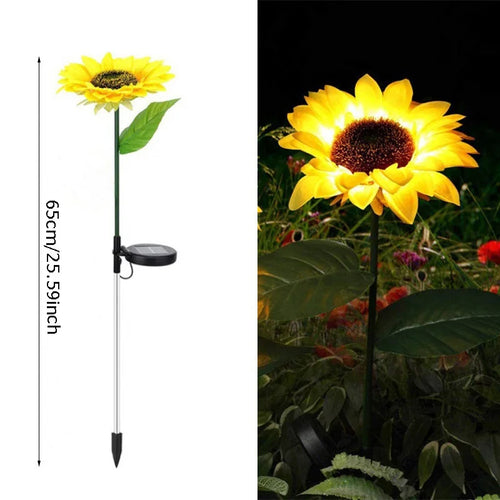 lampe solaire jardin décoration papillon fleur extérieur décoration pelouse terrasse extérieur lumière led colorée