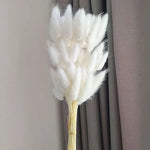 décoration intérieure bouquet plumes séchées rose pâle naturel rustique anniversaire baby shower chambre