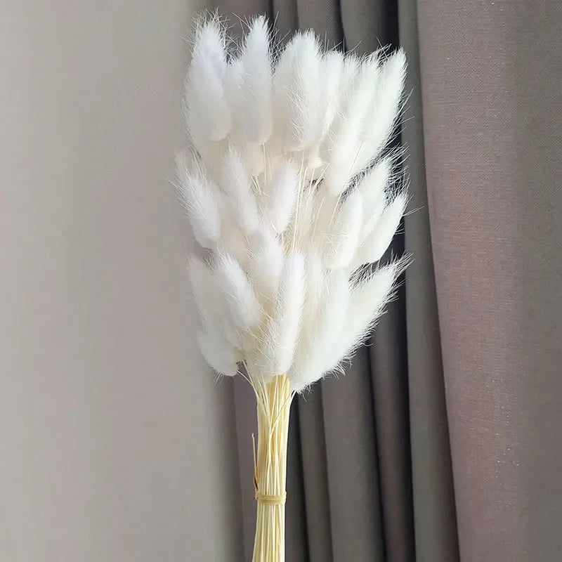 décoration intérieure bouquet plumes séchées rose pâle naturel rustique anniversaire baby shower chambre