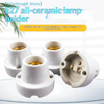 support lampe extérieure céramique blanc lisse industrielle E27 étanche