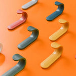 porte clés adhésifs modernes blanc jaune rose bleu vert minimalistes pièces organisateur mural écologique