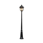 lampe rue or noire rétro classique ip65 led 220v extérieure industrielle