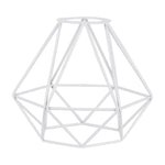 cage bougie moderne abat jour fer fini rustique noir blanc or rose e27 vintage