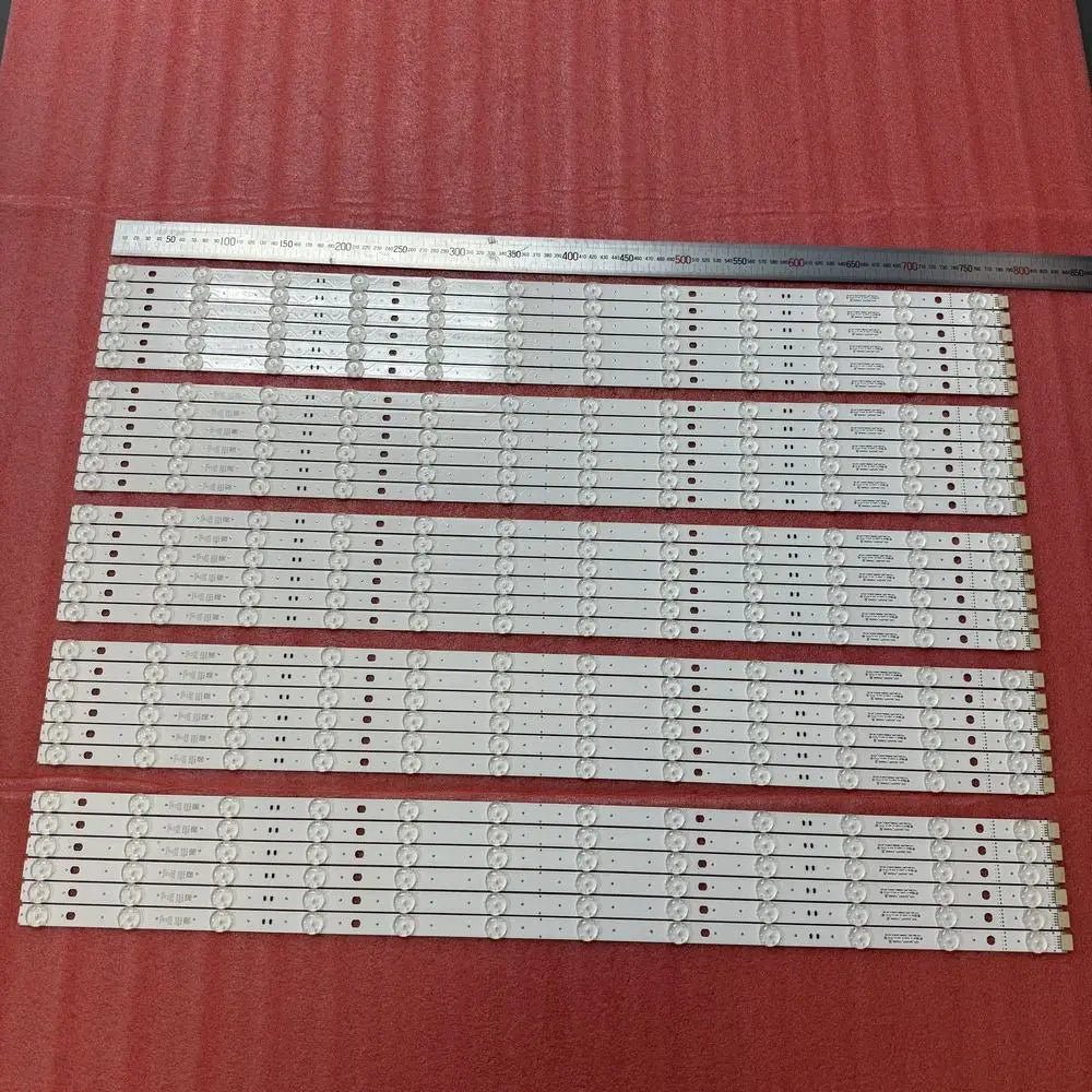bande led blanche moderne fixation connecteur électrique 700mm opaques aluminium