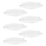 brosses dents transparentes sans motif surface lisse moderne protection antiusureendance