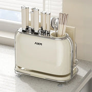 rangement couteaux planche découpe moderne blanc crème fourchette cuillère baguettes multifonctionnel cuisine minimalistestyle