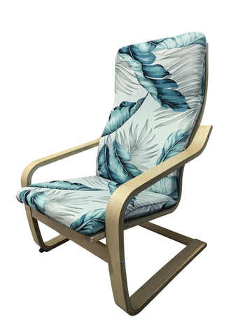housse chaise gris clair fleurs blanches moderne salon élasthanne polyester imperméable extensible