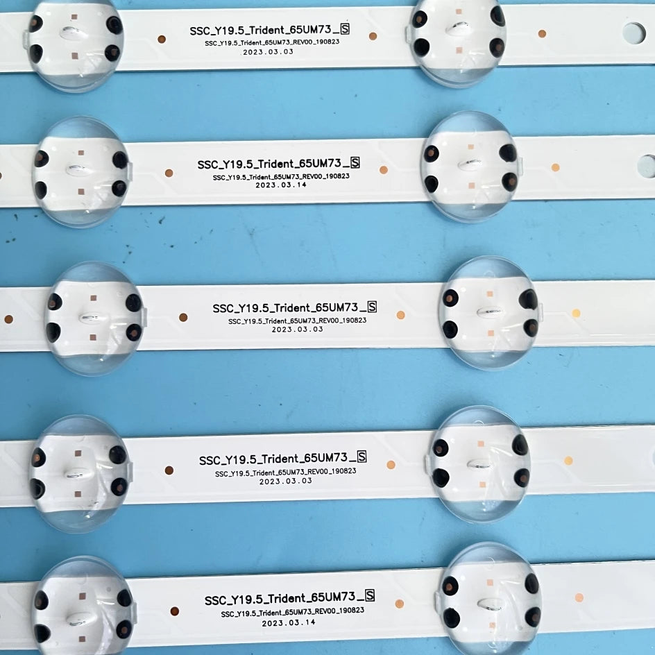 bandes led blanc moderne clips connecteurs 6v 715mm opaques lisses jiamen