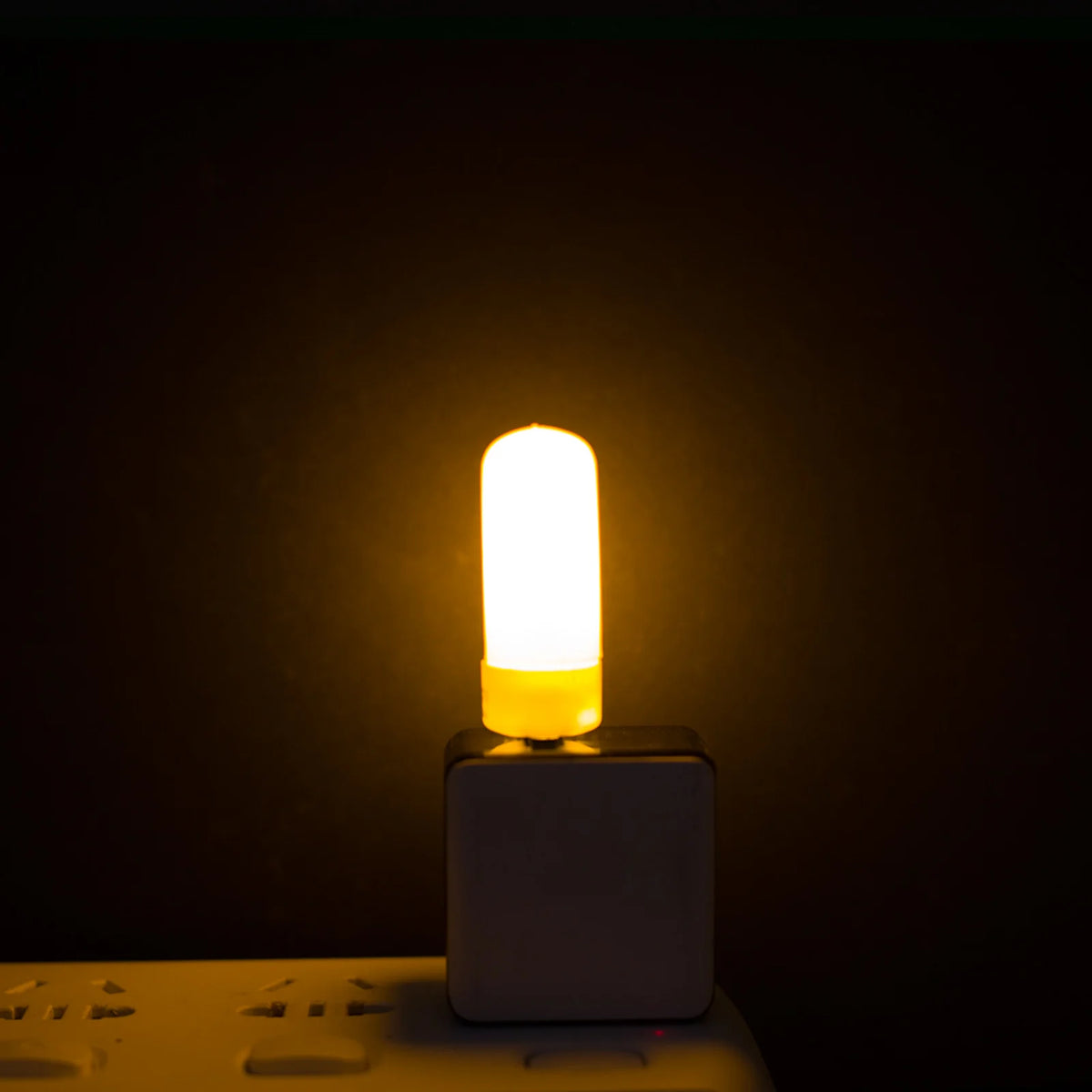 lampe usb transparente moderne 1w 5v led filament multicolore interrupteur