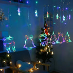 guirlande lumineuse solaire transparente boules dorées clips modernes décoration extérieure noël jardin festive