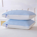 oreiller pentagramme bleu clair moderne texture géométrique polyester microfibre respirant adultes étudiants couverture nocturne