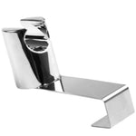 support barre douche argenté surface lisse moderne fixation murale vis chevilles