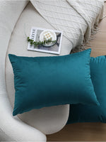 housse coussin velours doux jaune moderne 50x70cm décoration maison canapé voiture
