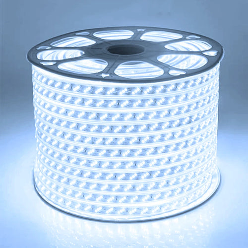 ruban led flexible blanc moderne interrupteur cable clips 220v 50000h salon chambre armoire
