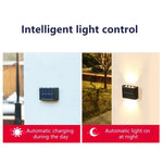 lampe murale solaire moderne led noire panneau solaire blanc diffuseurextérieur ip65 étanche