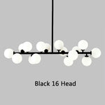 suspension moderne boules translucides blanc doré noir led restaurant salon bar