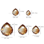 boule cristal transparente facettée décorative attrape soleil prisme arc ciel suspension maison