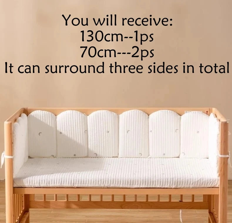 protège matelas bébé texturé étoiles lune ours peluche moustiquaire nordique blanc enfant douillet côtelé