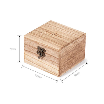 boîte montres bois antique naturel rustique tissu intérieur poignées métalliques