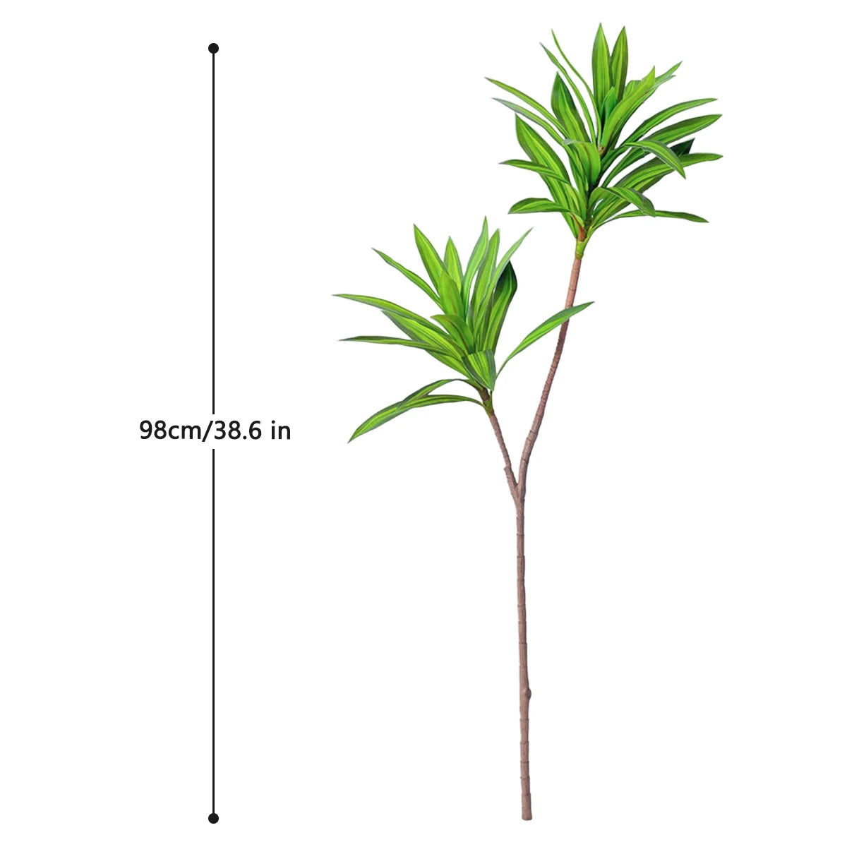 plantes artificielles arbres vertes feuilles modernes decoration exterieur pot blanc sol brunes