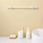 rideau télescopique extensible tige métal blanc moderne adhésif 30cm 50cm 40cm 70cm 50cm 90cm