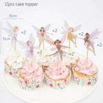 décorations gâteau cupcakes fées papillons fleurs mariage anniversaire baptême révélation sexe MADAM FAIRY PARTY