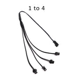 câbles électrique répartiteur 12v splitter clips boitier controle accessoire éclairage néon moderne