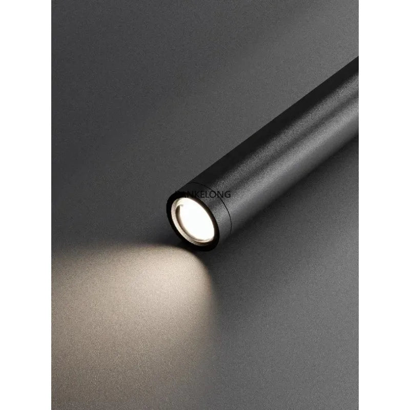 lampe suspension moderne noir lisse opaque 4000K 3000K 6000K chambre salon