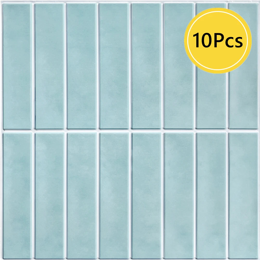 Carreaux mur rose pâle 3d autoadhésifs modernes 30x30cm imperméables antimoisissures thermiques