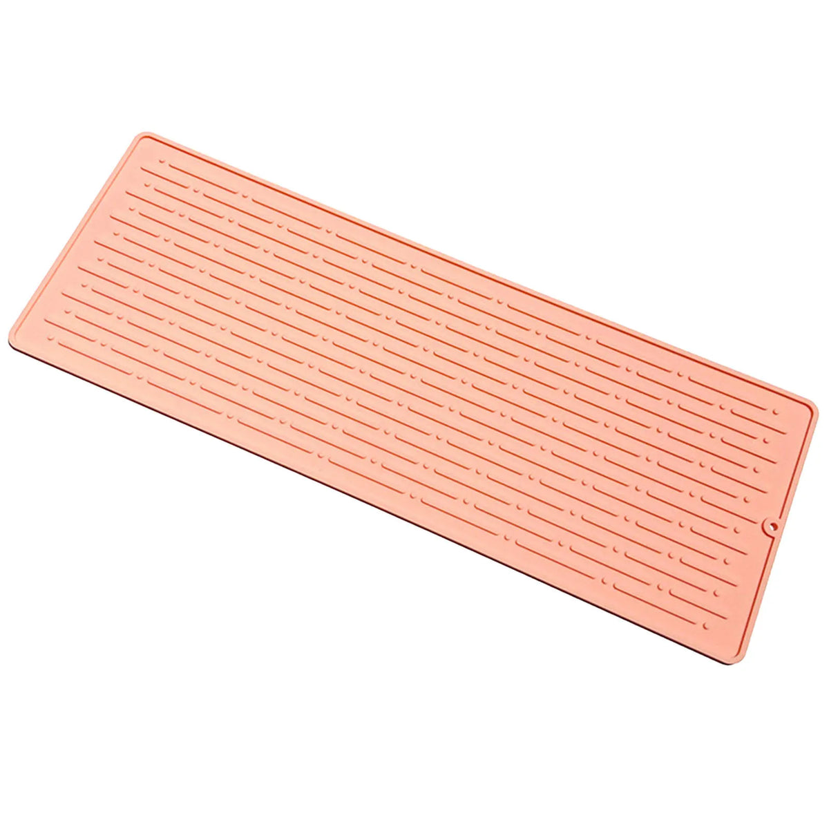 tapis salle bain moderne gris rose noir rayures horizontales respectueux environnement opaques