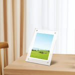 cadre photo transparent acrylique moderne minimaliste facile nettoyer dimension 9x12.8cm fixations vis