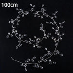 couronne fleurs artificielles transparentes ovales romantique 100cm 120cm 130cm 150cm