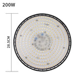 lampe led industrielle 200w noir moderne certification vde ul rohs ccc cqc