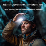 lampe torche gris métallisé rechargeable clips modernes écran led modes sélectionnable bluetooth