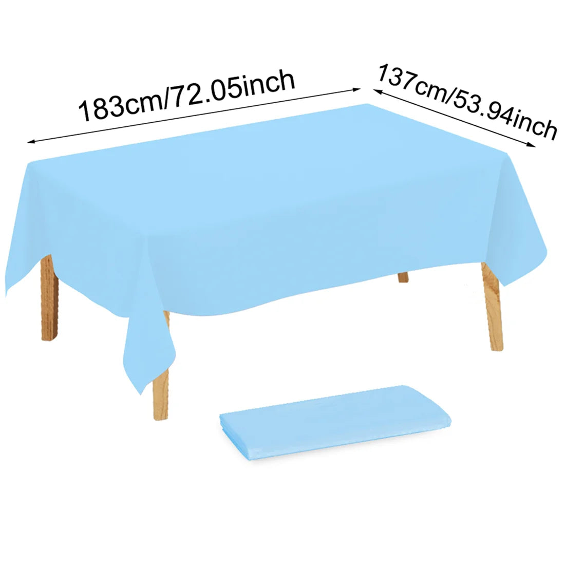 nappe rectangulaire plastique rose bleu violet blanc noir unie moderne fêtes anniversaire mariage saisonnalité