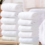 serviettes blanches broderie florale classiques 23cm 23cm absorbantes polyestère rapide usage maison toilette