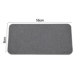 tapis bain moderne gris bleu rose blanc 16cm 8cm absorbant eau cuisine salle bains