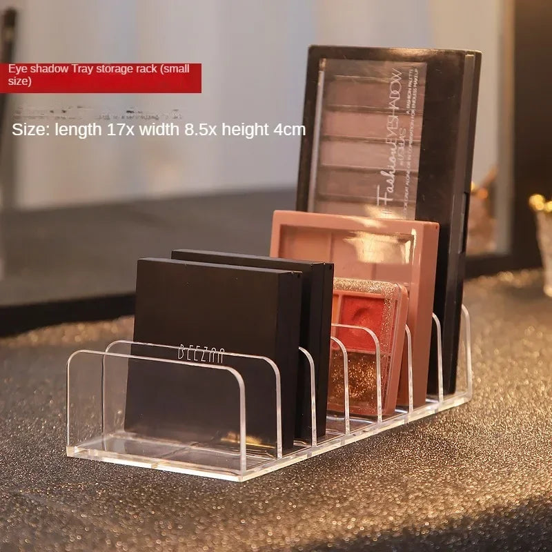 organisateur maquillage transparent palette fards paupières rangement coiffeuse moderne portable