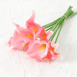 bouquet fleurs artificielles calla blanches vase décoration mariage fête maison
