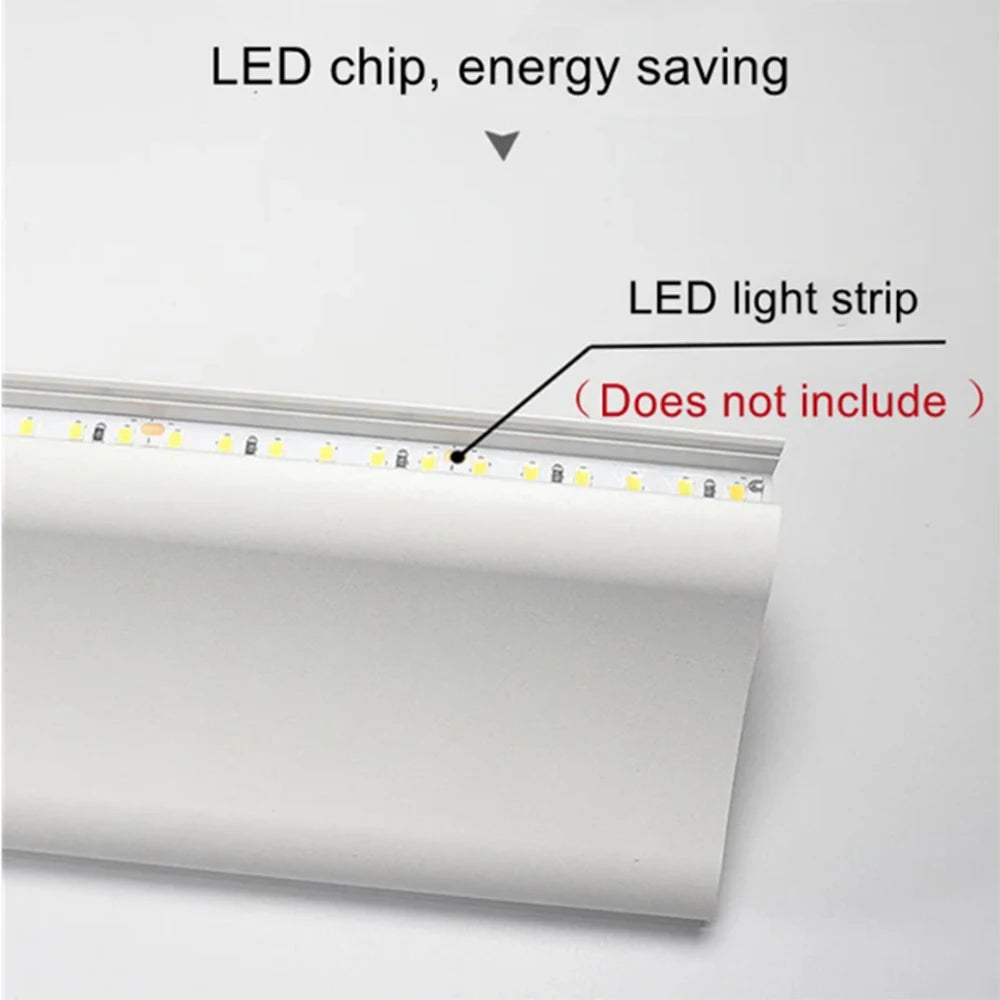 bande lumineuse led moderne blanc opacité vis aluminium 12v 3wintérieur