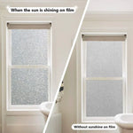film fenêtre transparent opacifiant adhésif motif grains protection anti uv isolation thermique moderne chambre