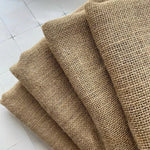 tissu jute rustique beige clair tissé grossier antidérapant textile naturel occasion bricolage simple