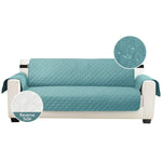 housses canapé gris beige quiltées boucles métalliques protection moderne places