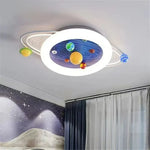 plafonniers système solaire LED blanc bleu foncé orange rouge vert