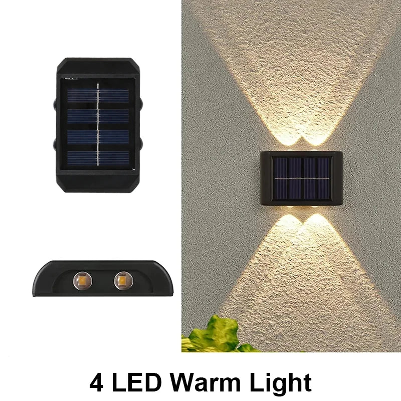 lampe solaire extérieure led blanc moderne facile autoénergie abs clips patio jardin